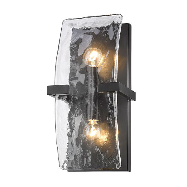 Aenon Matte Black Two-Light Wall Sconce, image 3